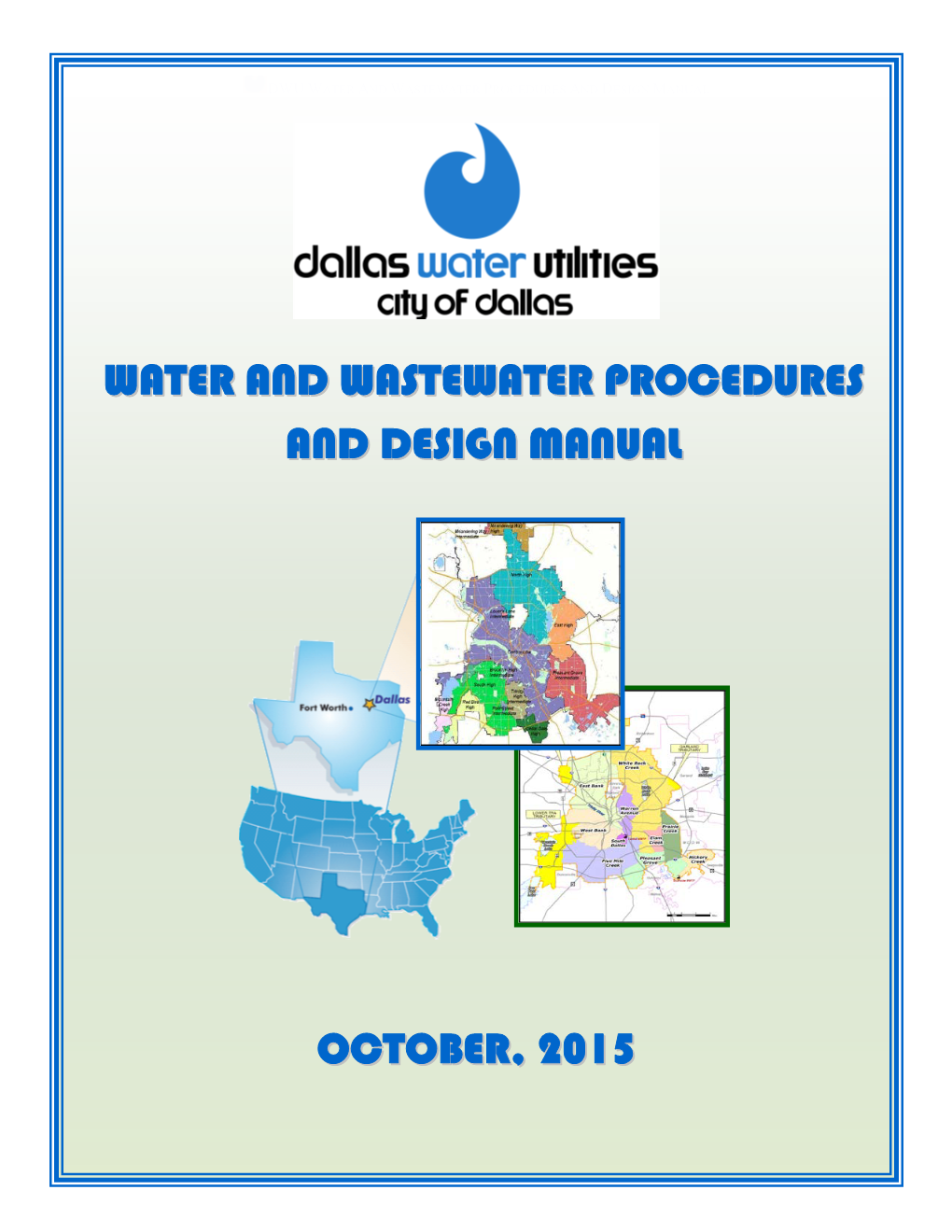 Water and Wastewater Procedures and Design Manual