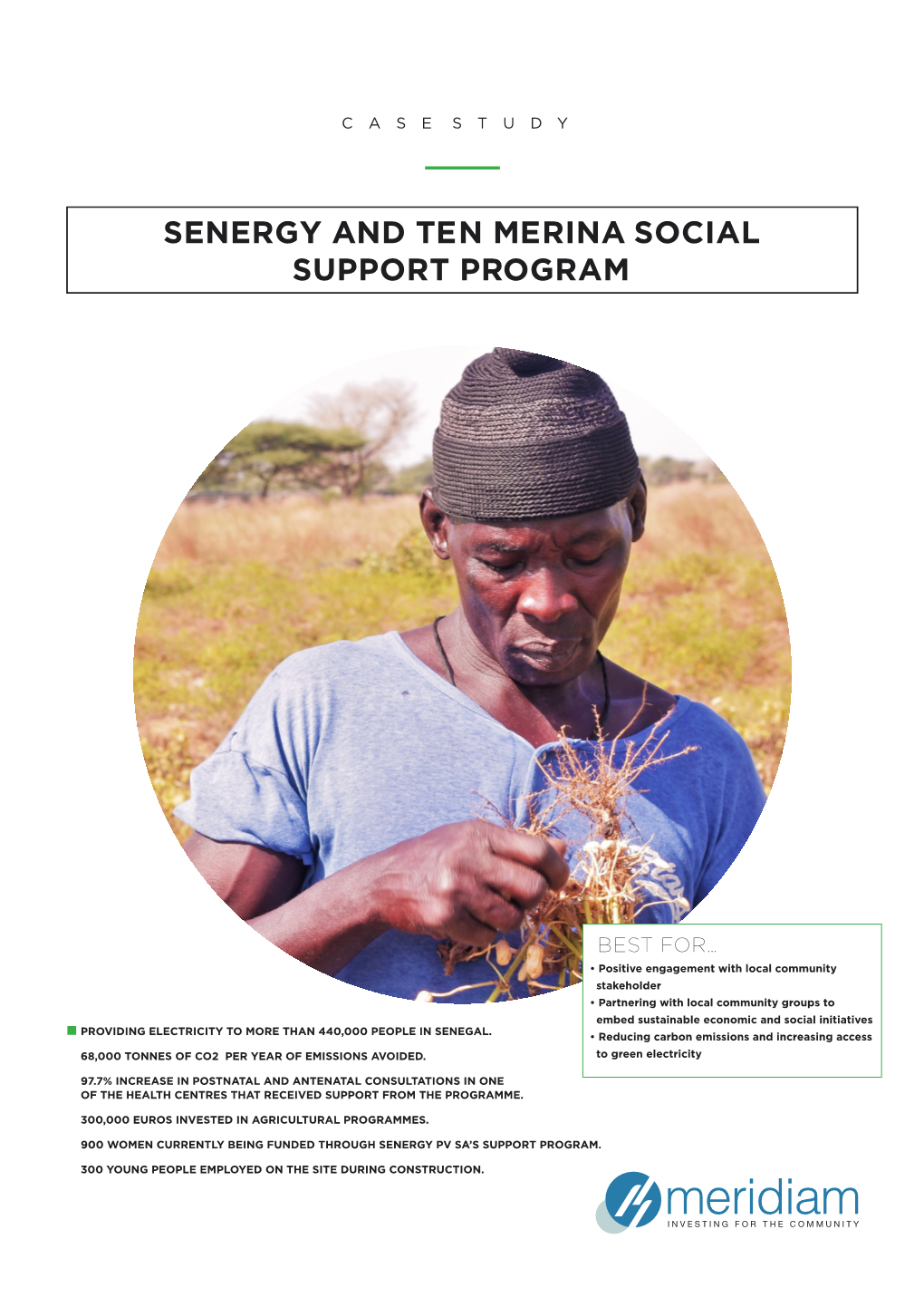 Senergy and Ten Merina Social Support Program
