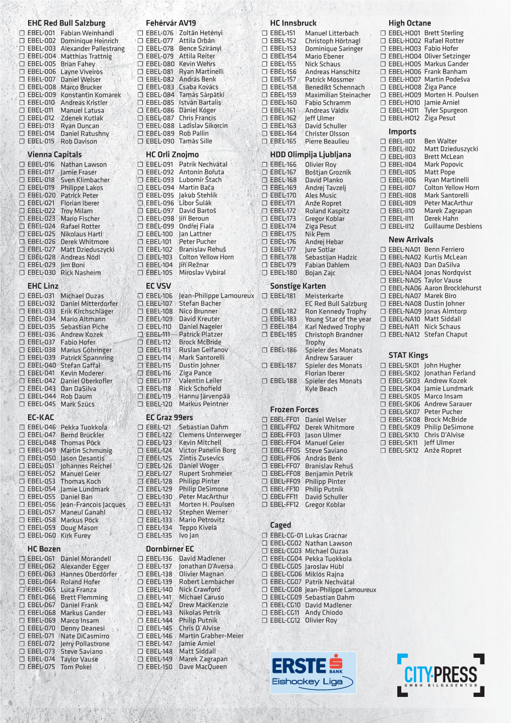 EHC Red Bull Salzburg HC Innsbruck Fehérvár AV19 High Octane Vienna