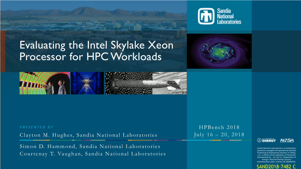 Evaluating the Intel Skylake Xeon Processor for HPC Workloads