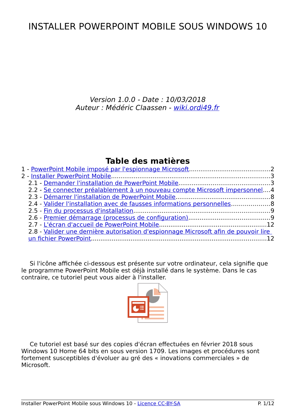 Installer Powerpoint Mobile Sous Windows 10