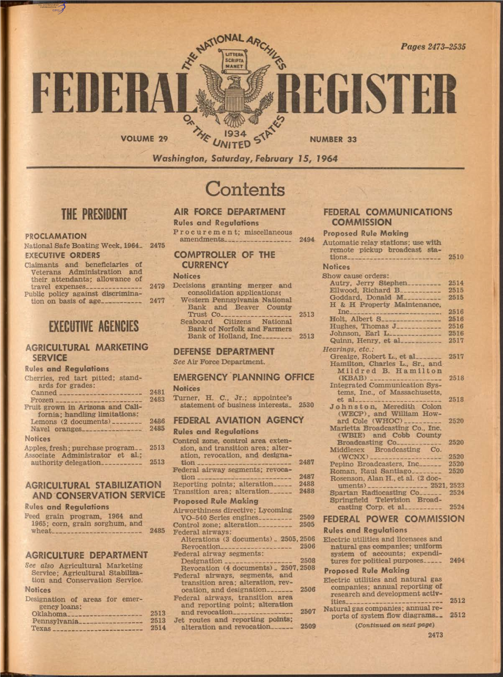 Federal Register 7 K