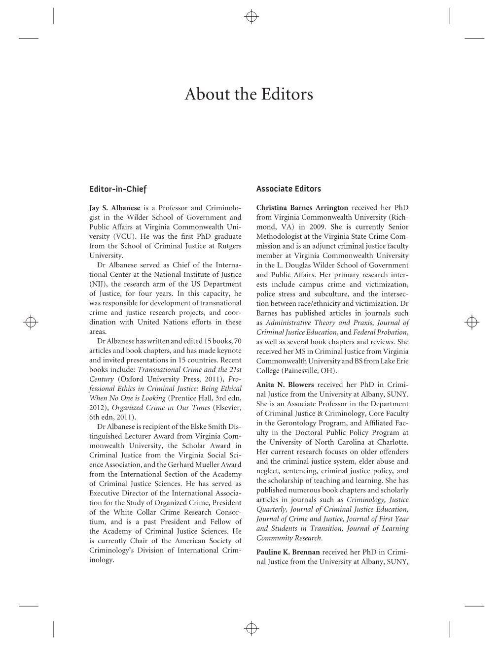 Editors & Contributors (Pdf)