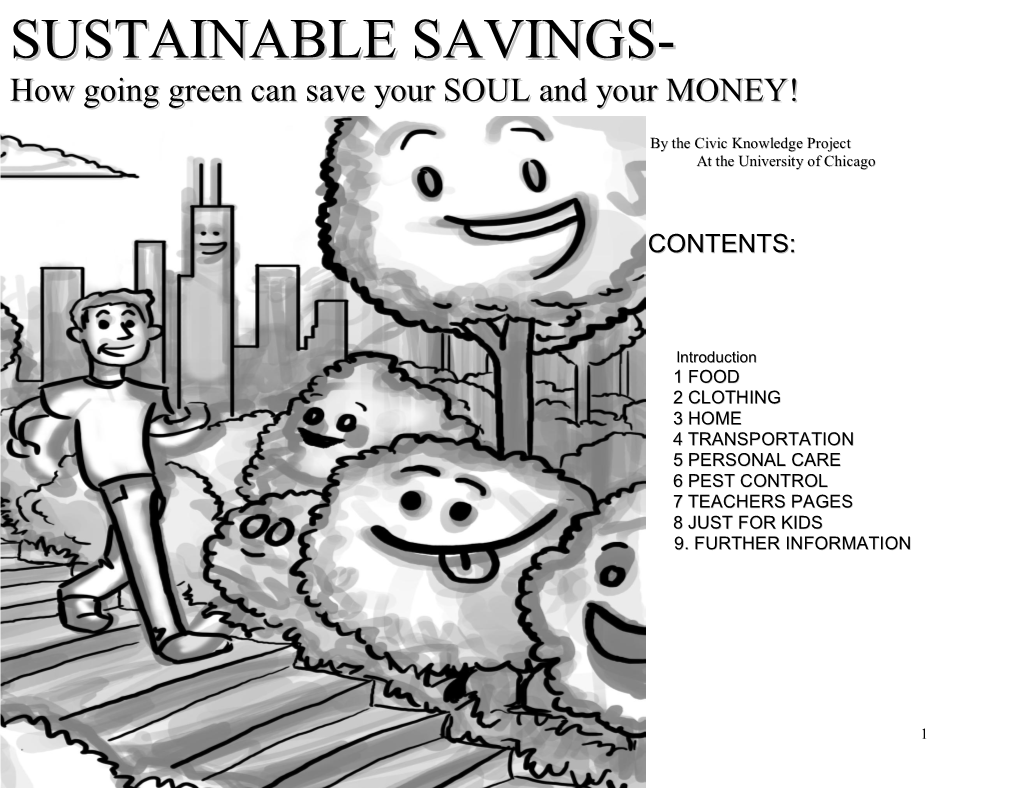 Sustainable Savings