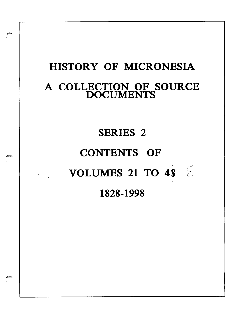 Historical Atlas of Micronesia
