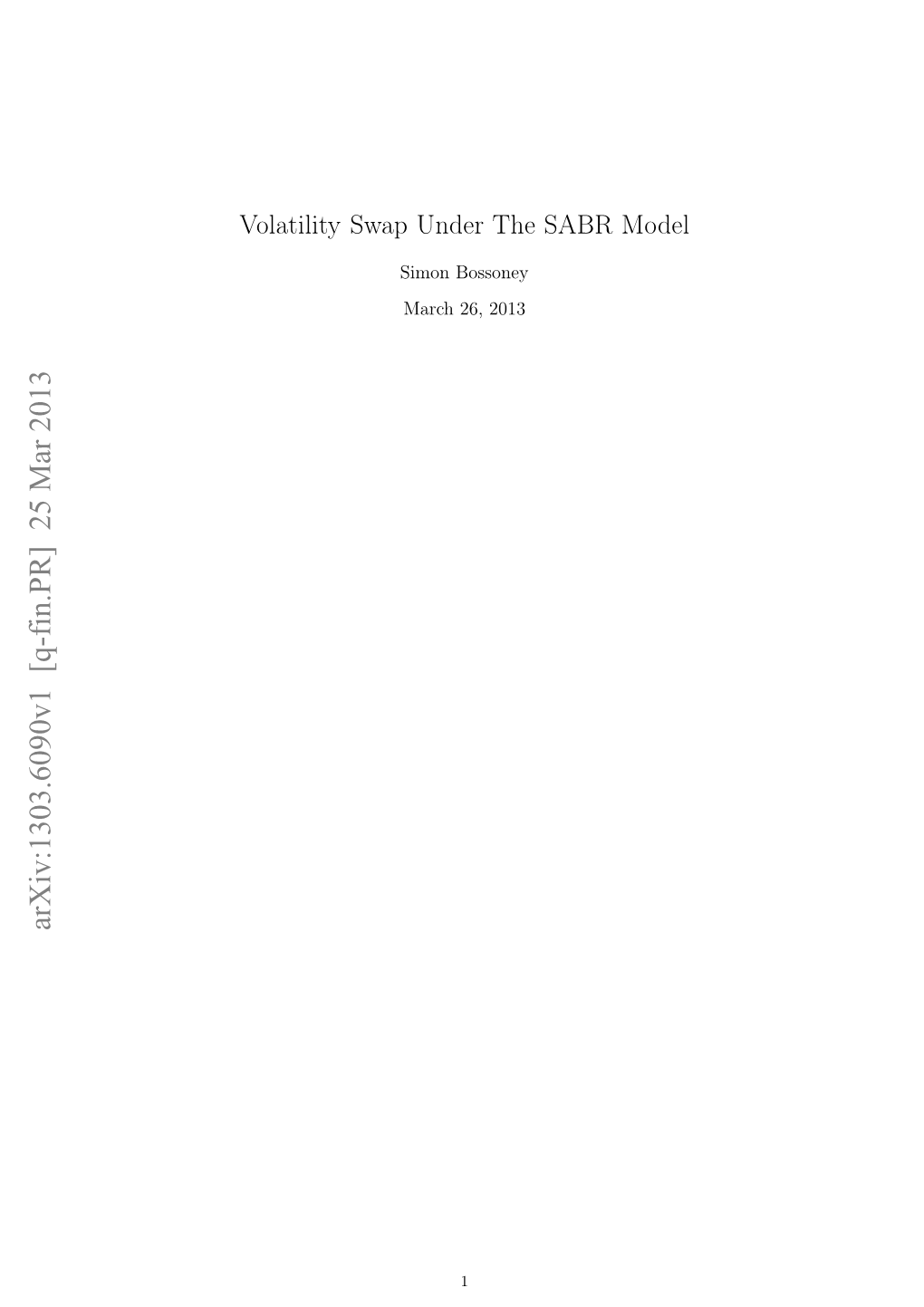 Volatility Swap Under the SABR Model, by Integrating Over X