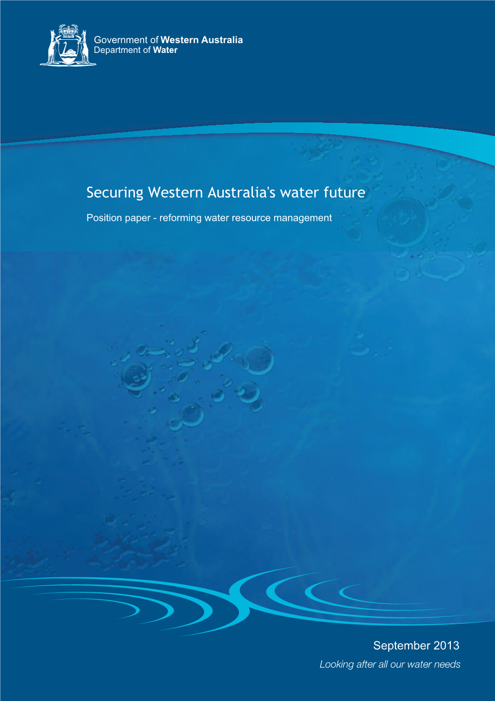 Securing Western Australia's Water Future