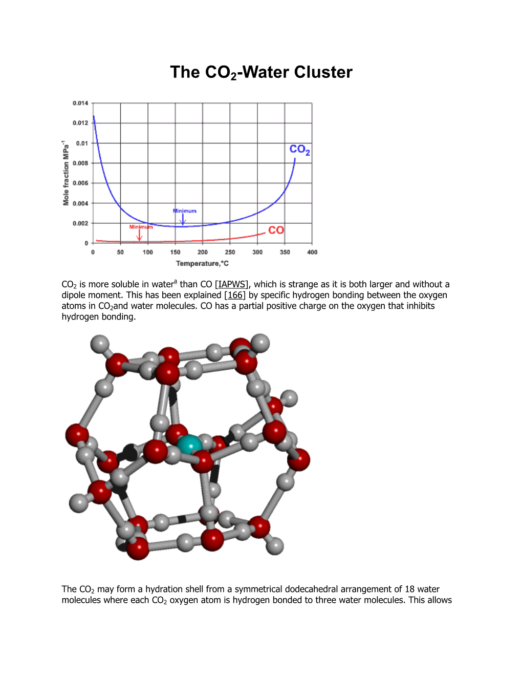 The CO2-Water Cluster