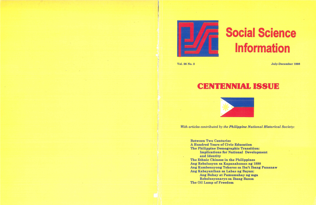 Social Science Information I II R Vol