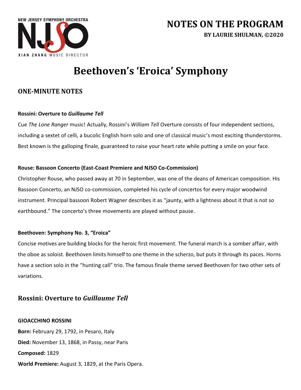 Beethoven's 'Eroica' Symphony