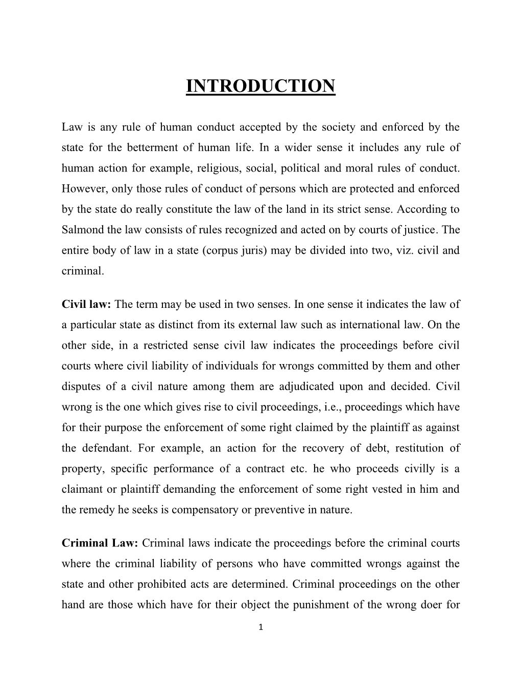105 Law of Torts