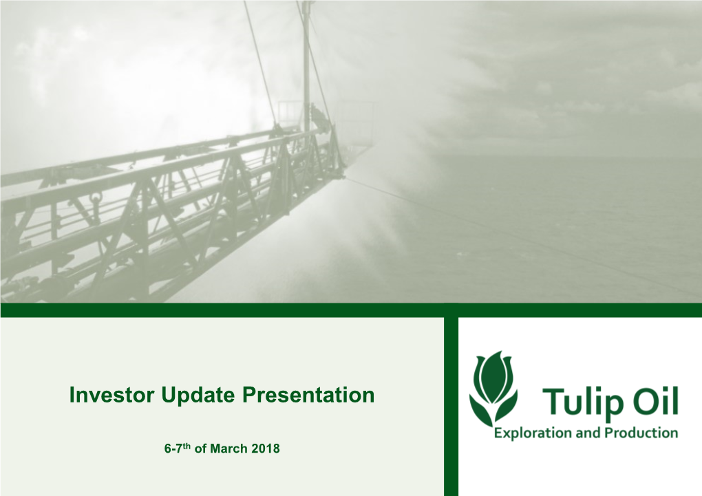 Investor Update Presentation