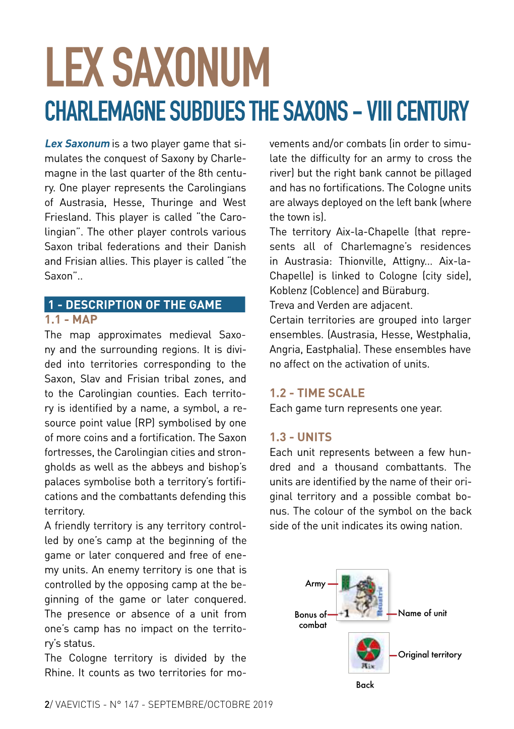 Lex Saxonum CHARLEMAGNE SUBDUES the SAXONS - VIII CENTURY