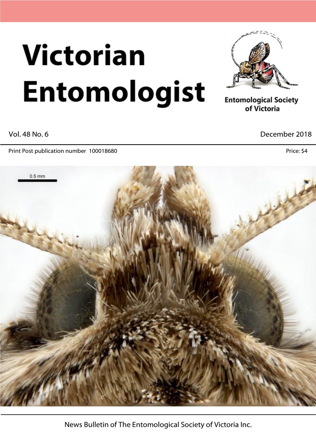 Vol. 48 No. 6 December 2018 News Bulletin of the Entomological