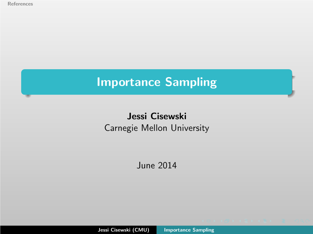 Importance Sampling