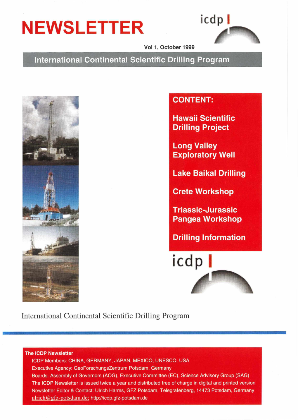 NEWSLETTER Icdp I