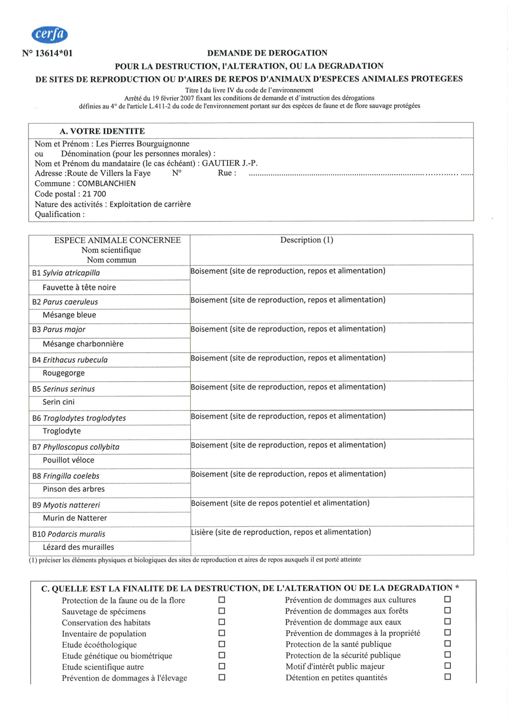 Les Pierres De Bourguignonnes COMMUNE DE COMBLANCHIEN