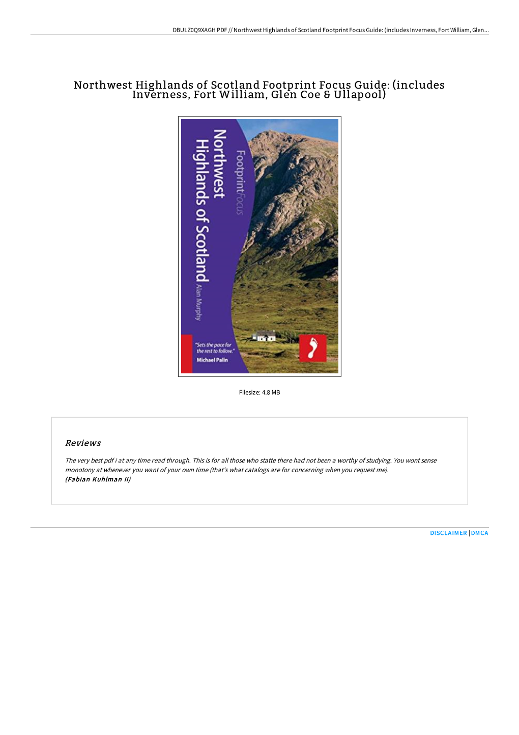 Find Ebook Northwest Highlands of Scotland Footprint Focus Guide