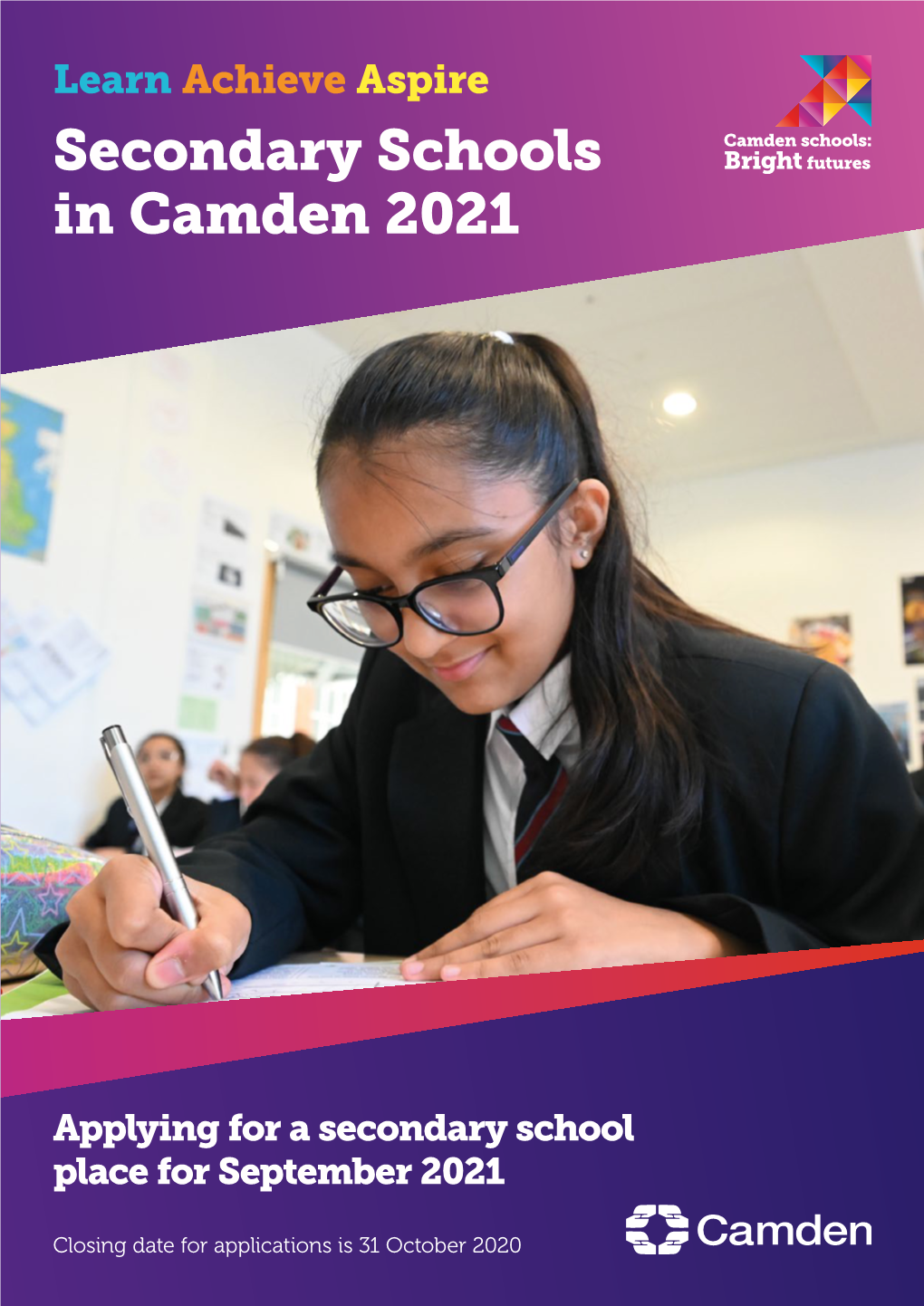 Learn Achieve Aspire Secondary Schools in Camden 2021