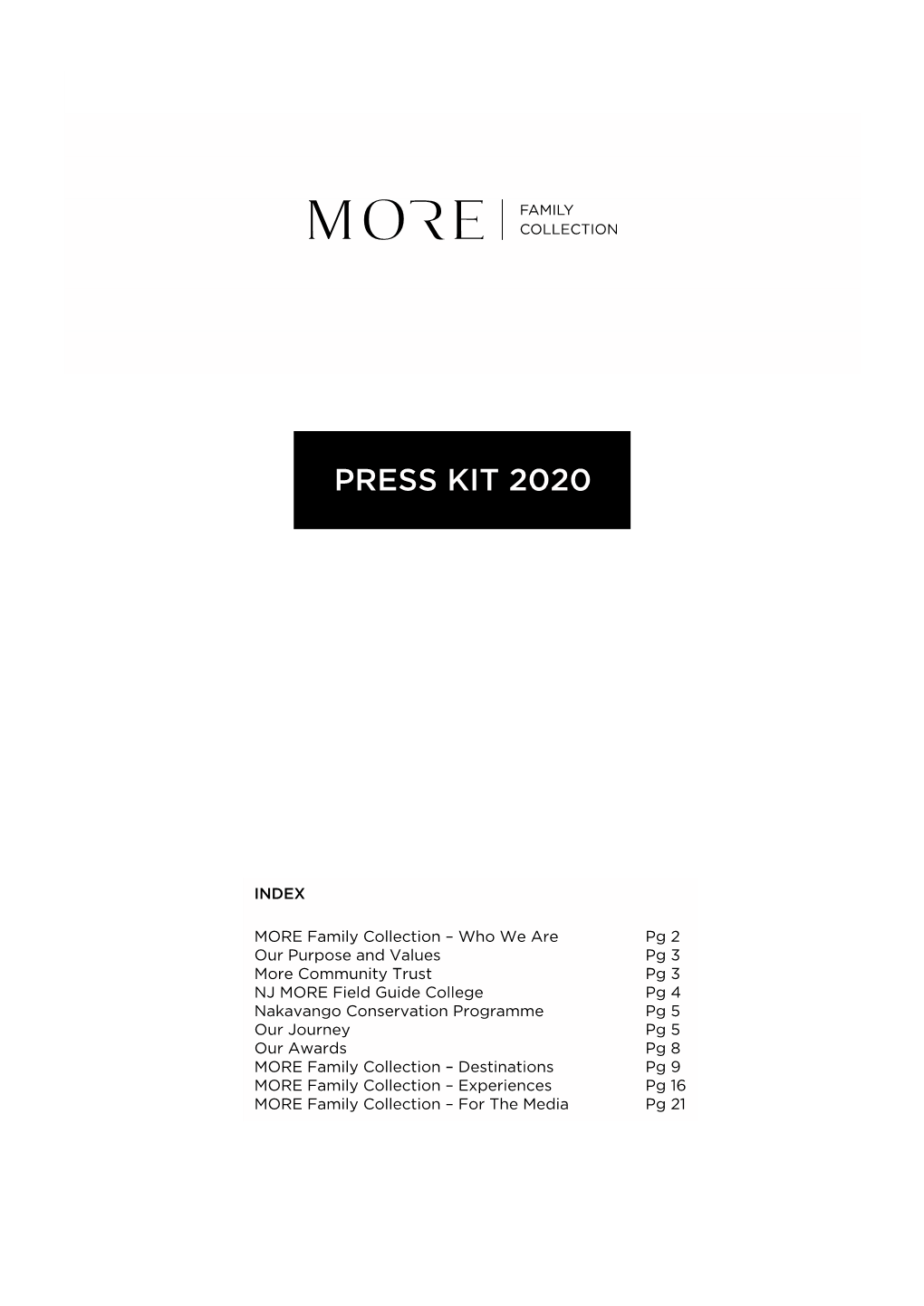 Press Kit 2020