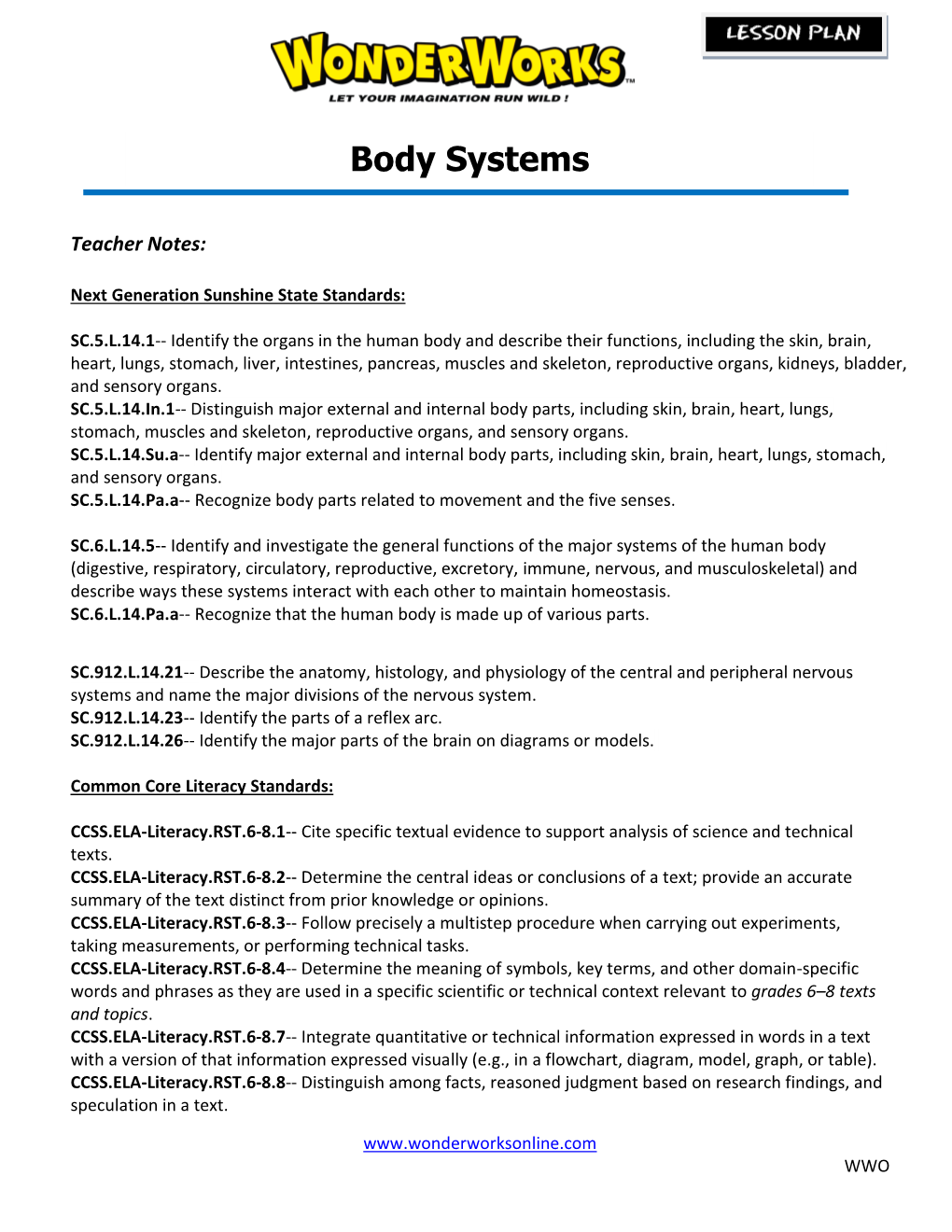 Body Systems