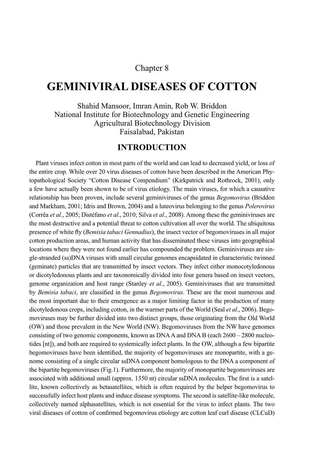 Stress Physiology in Cotton