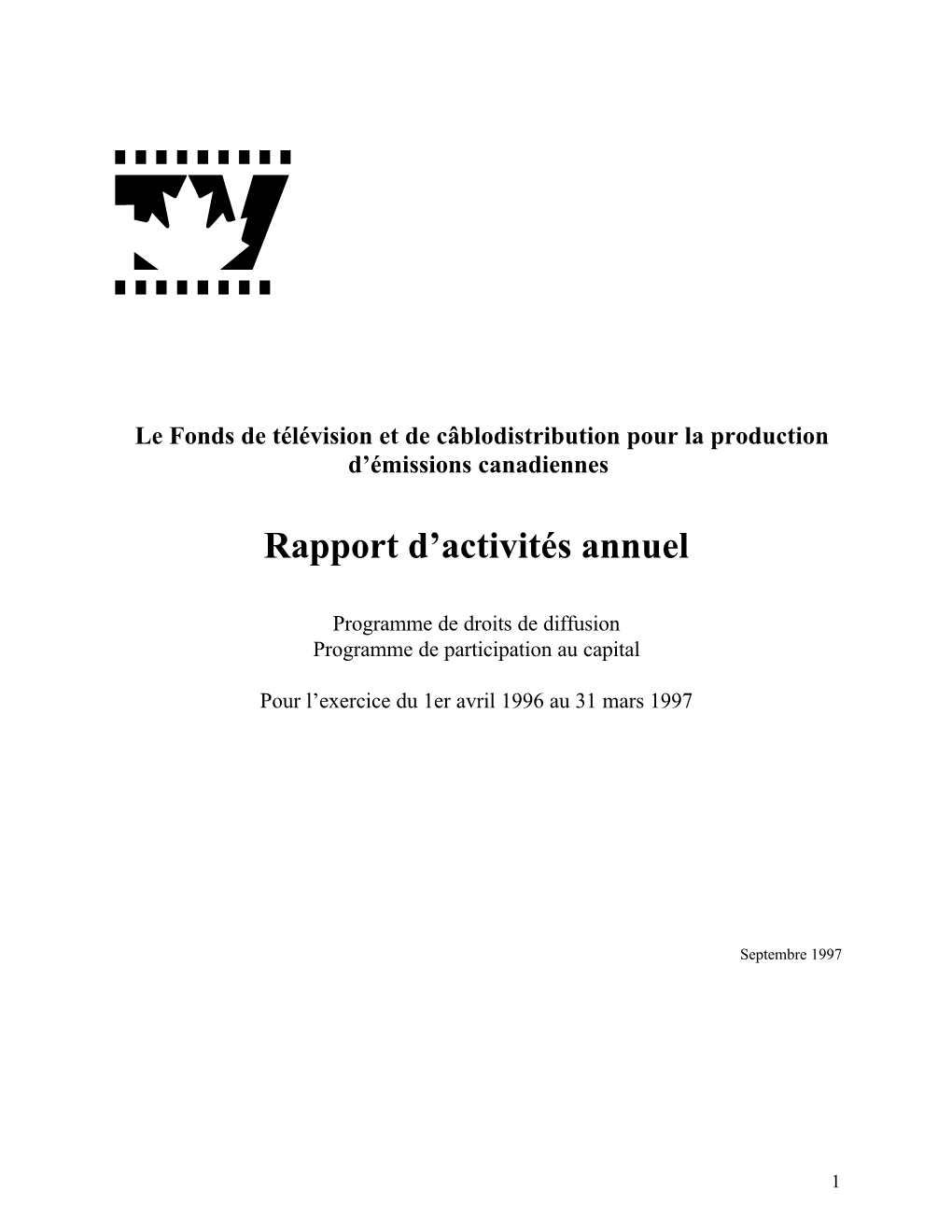 Rapport D'activités Annuel