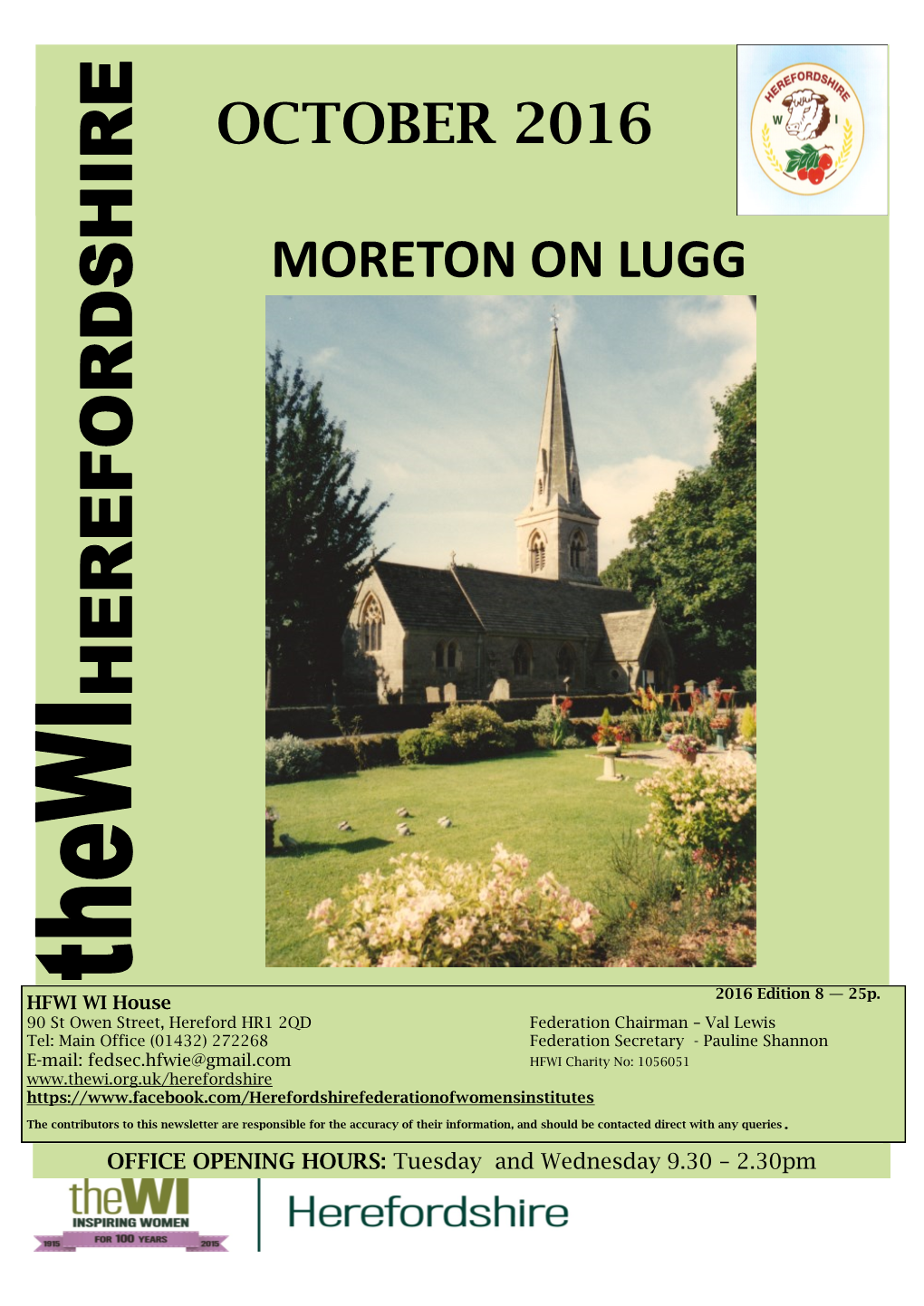 October 2016 Moreton on Lugg