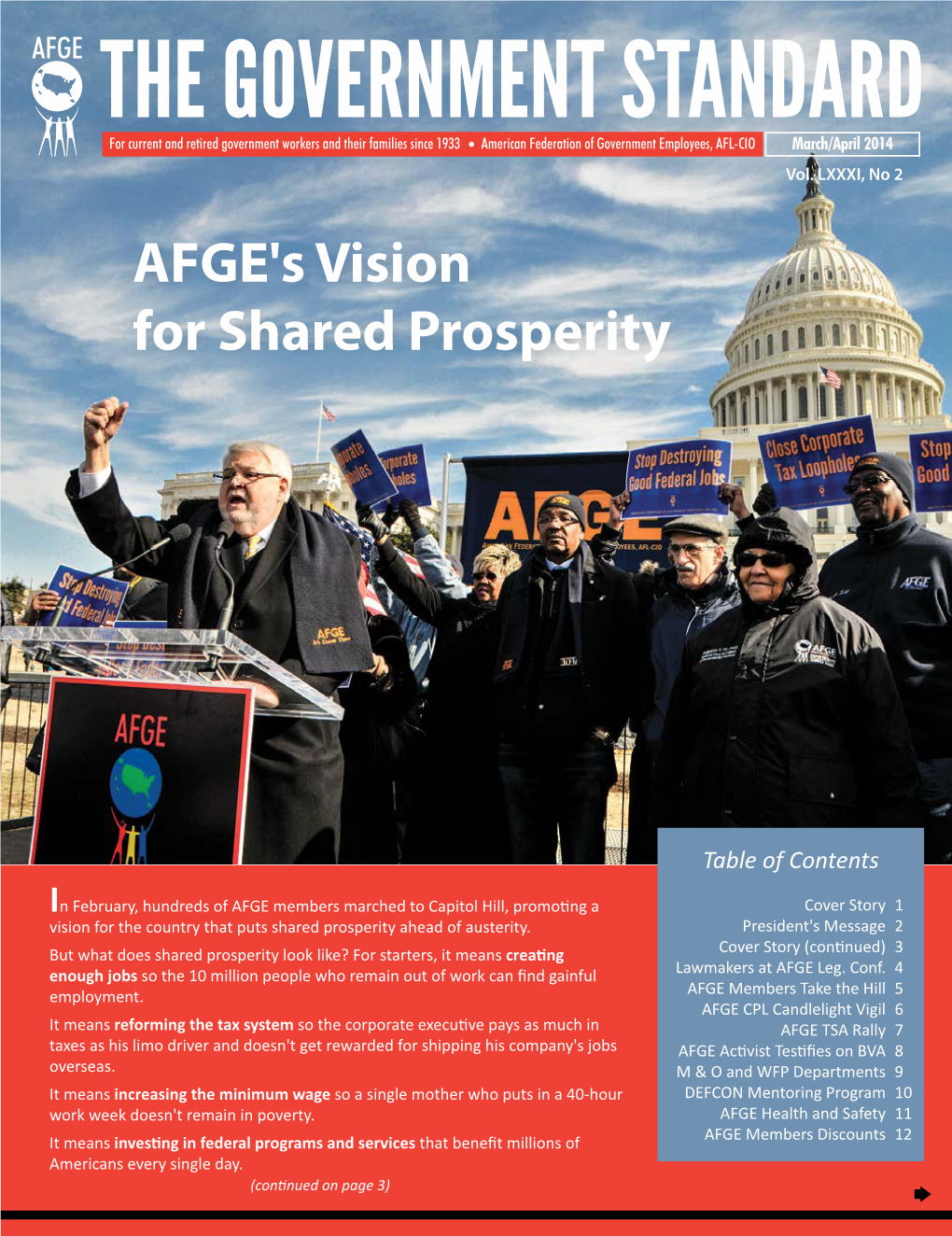 AFGE's Vision for Shared Prosperity