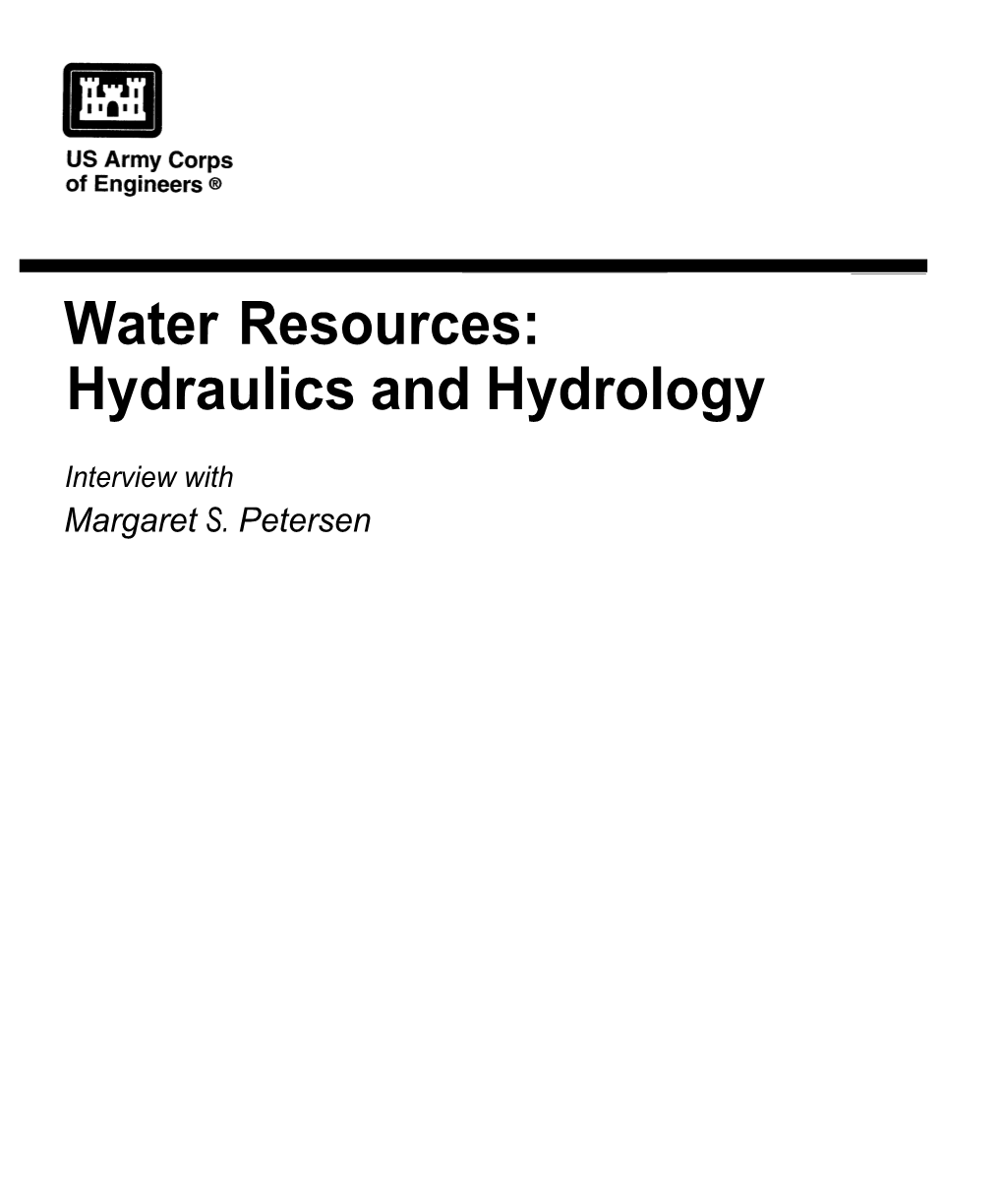 Hydraulics and Hydrology