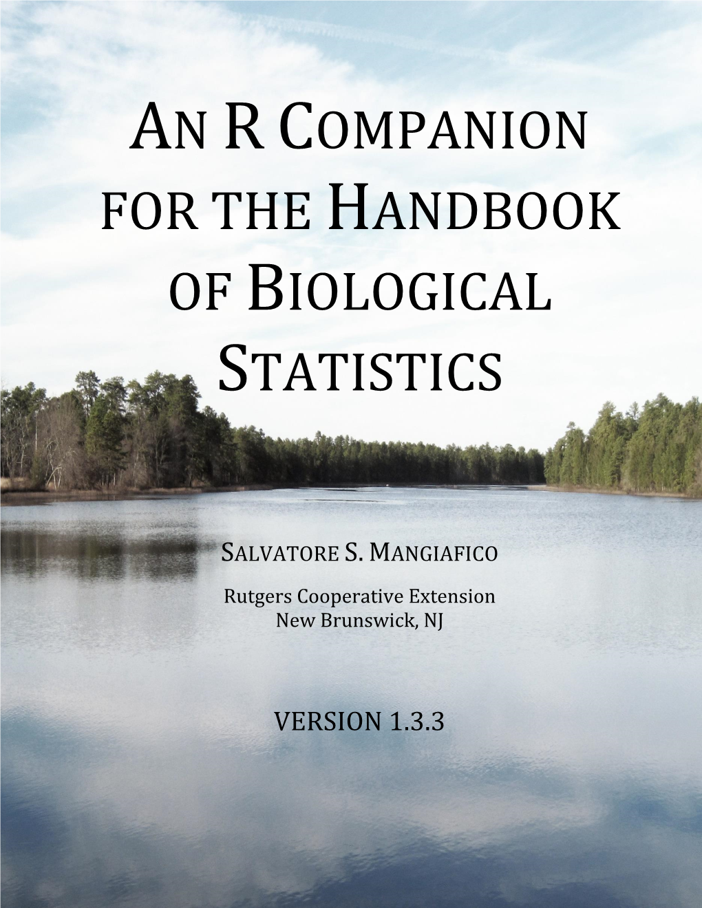 An R Companion for the Handbook of Biological Statistics