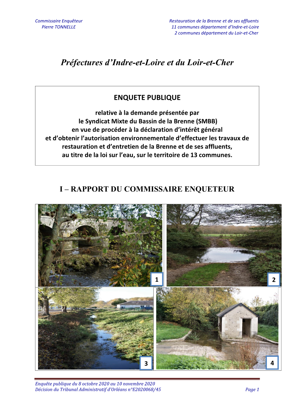 Préfectures D'indre-Et-Loire Et Du Loir-Et-Cher