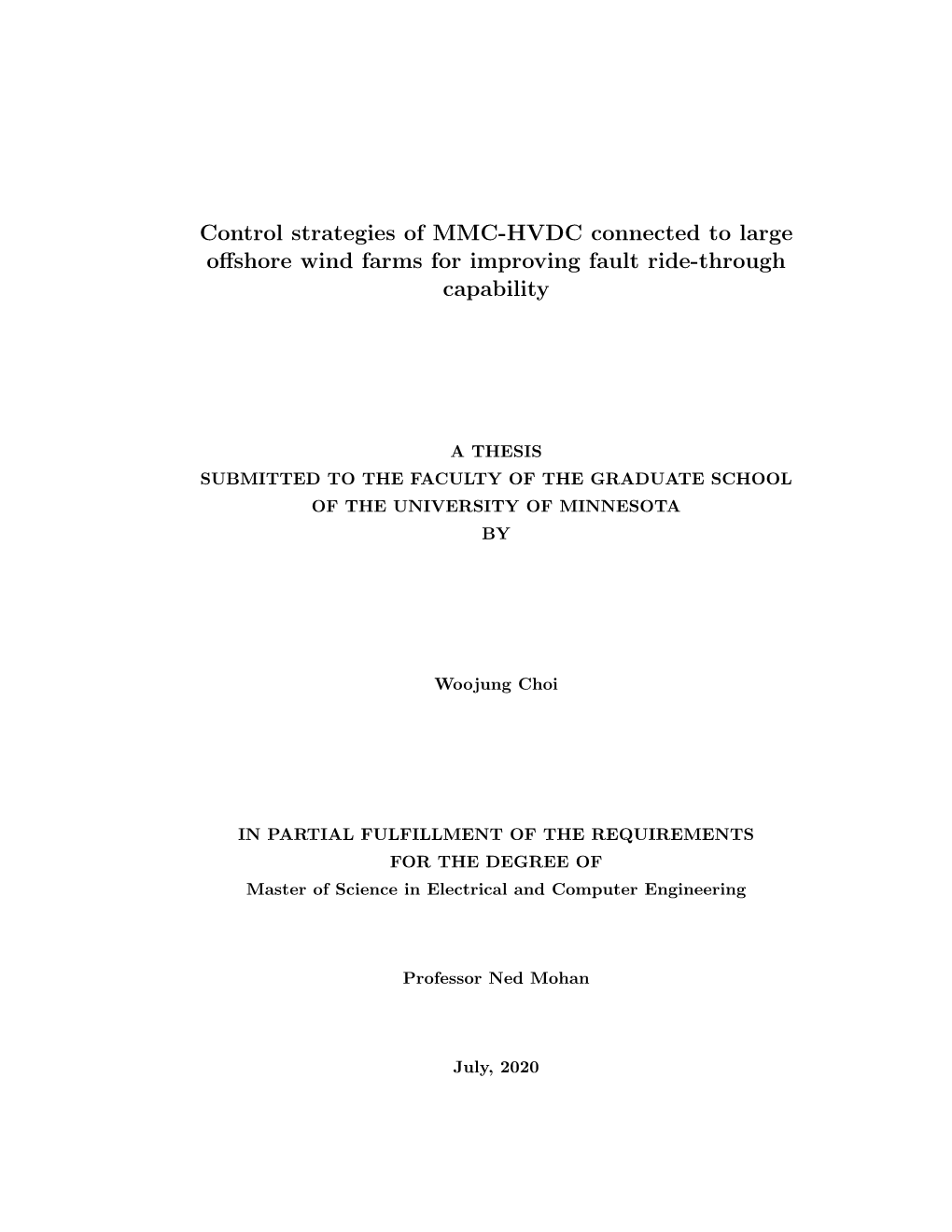 Control Strategies of MMC-HVDC Connected to Large Offshore Wind