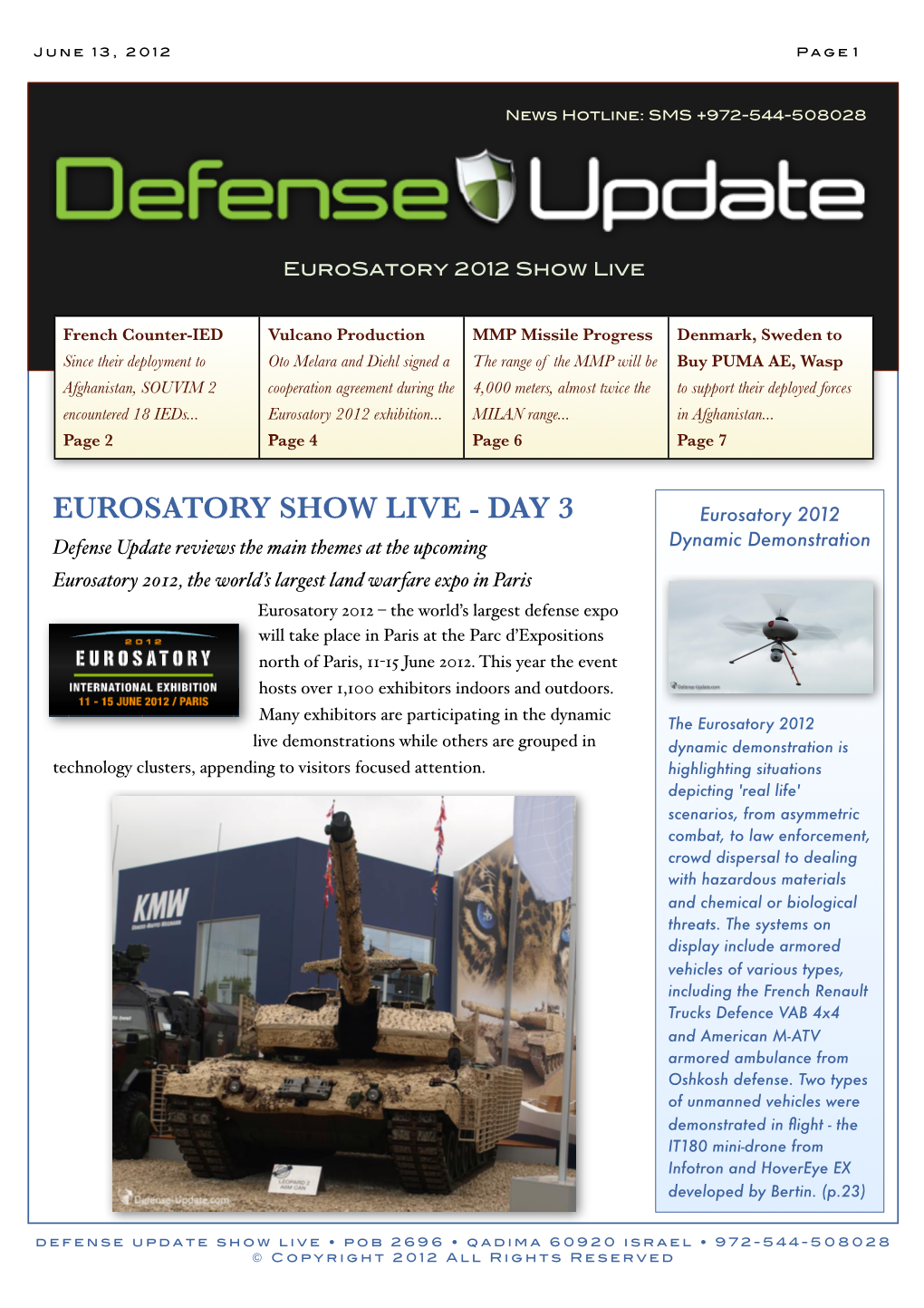 Eurosatory Show Live