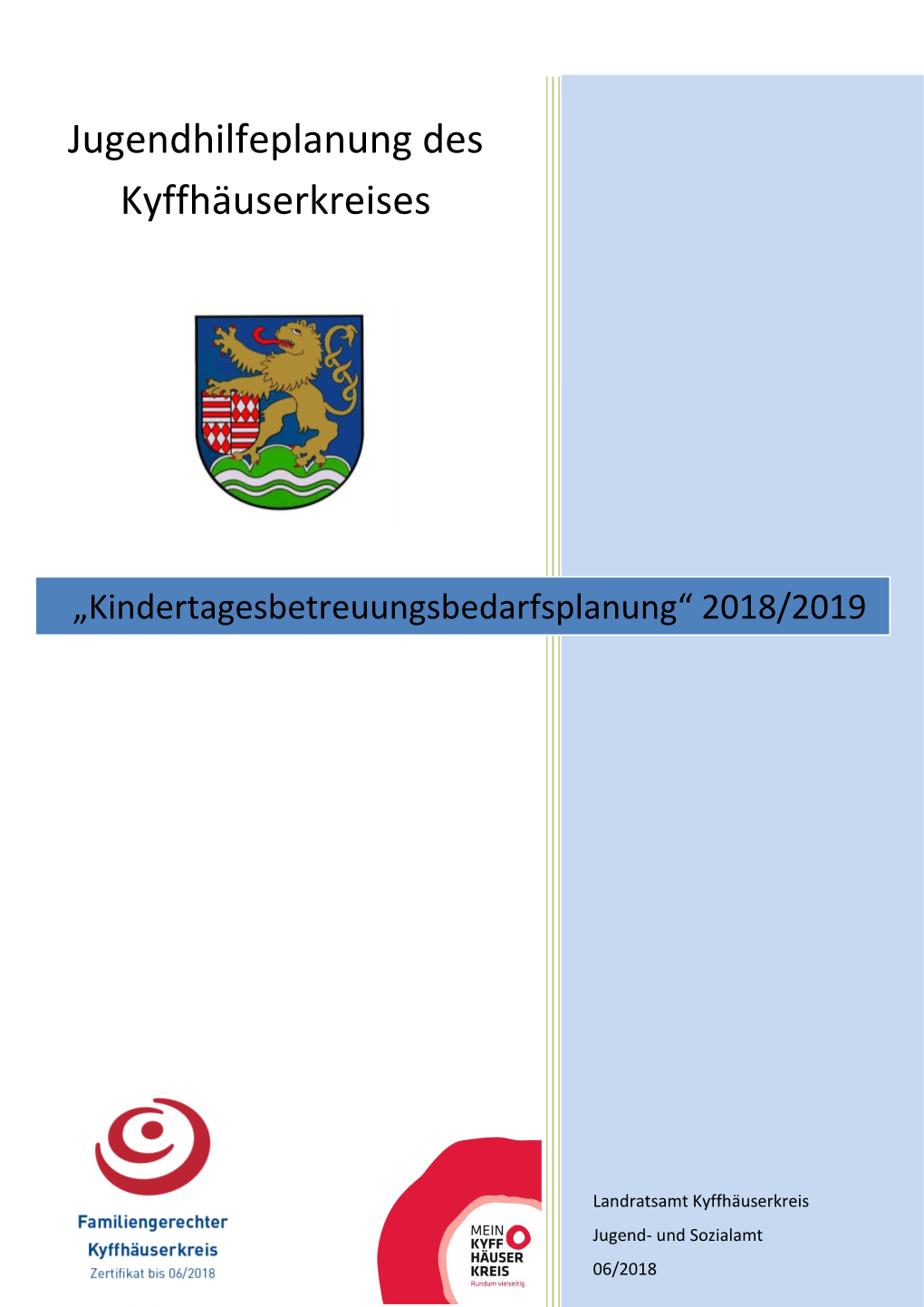 Page 1 0 Jugendhilfeplanung Des Kyffhäuserkreises