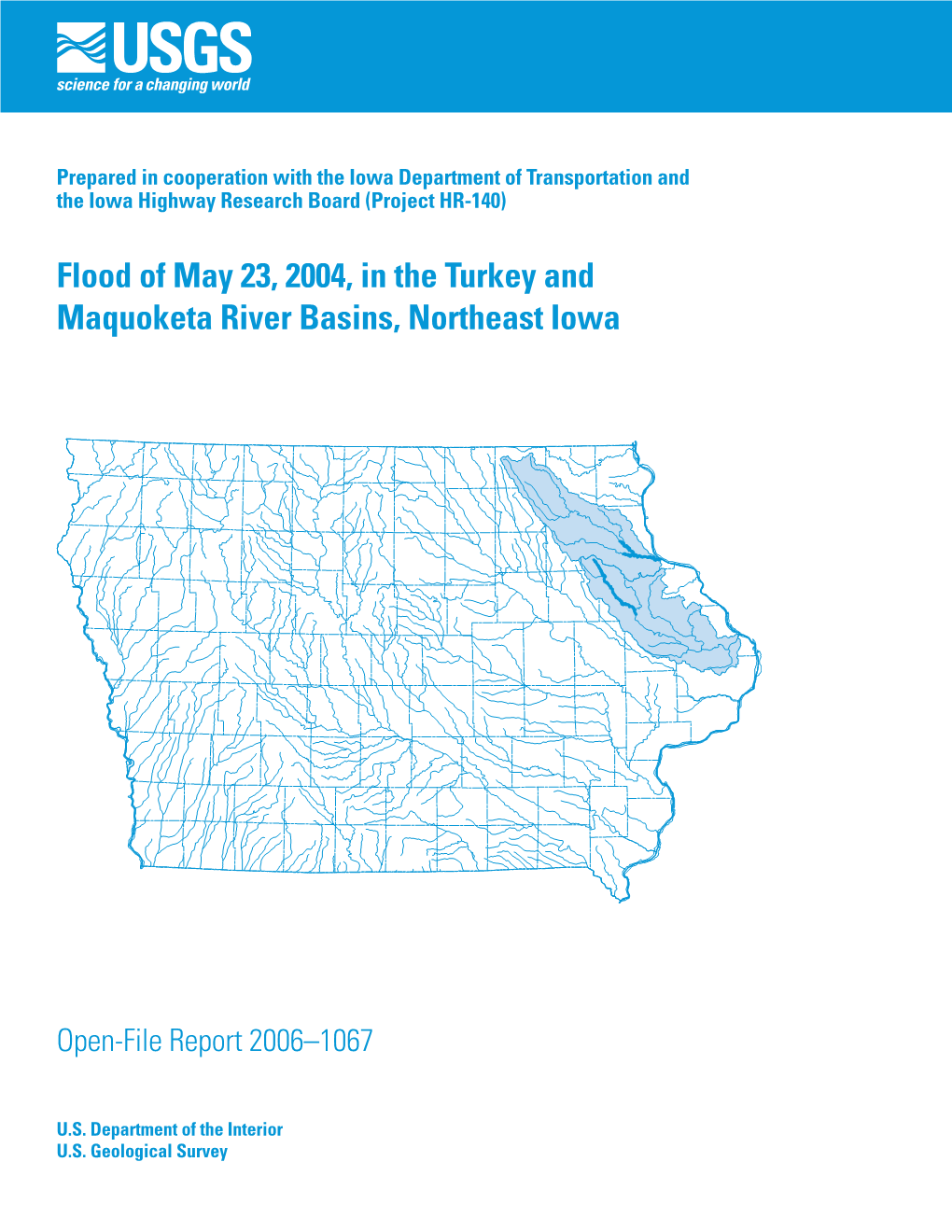 Flood of May 23, 2004, in the Turkey and Maquoketa River Basins, Northeast Iowa