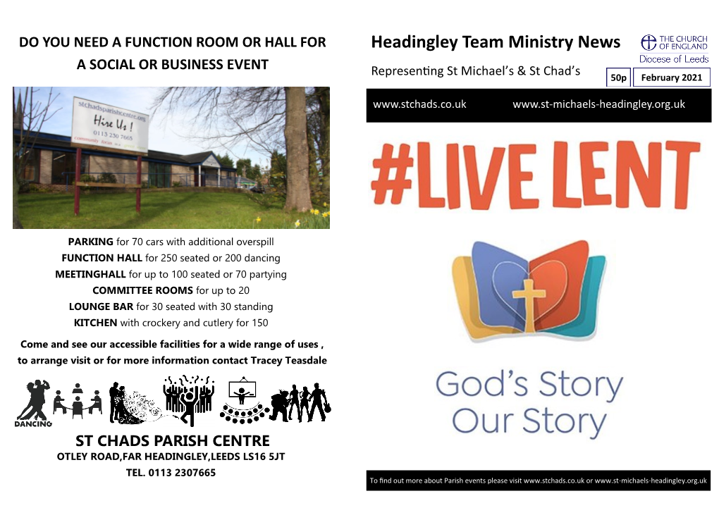 Headingley Team Ministry News