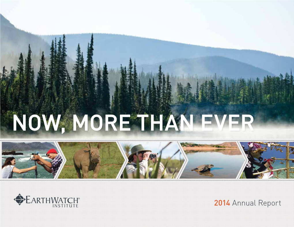 2014 Earthwatch Annual Report