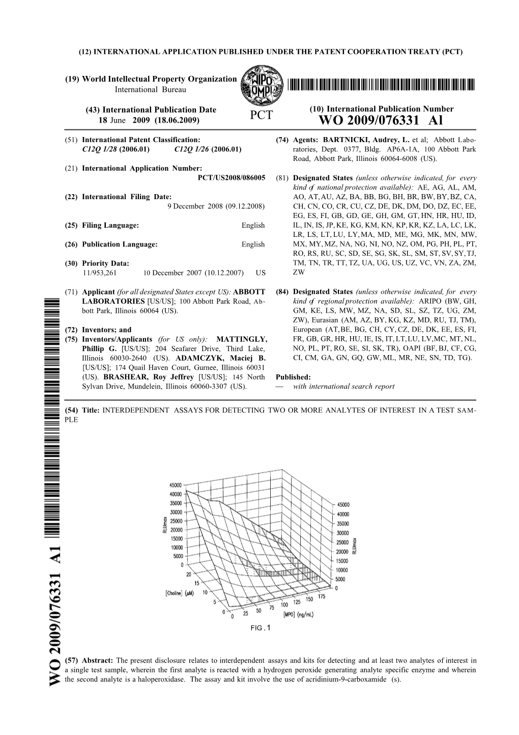 WO 2009/076331 Al