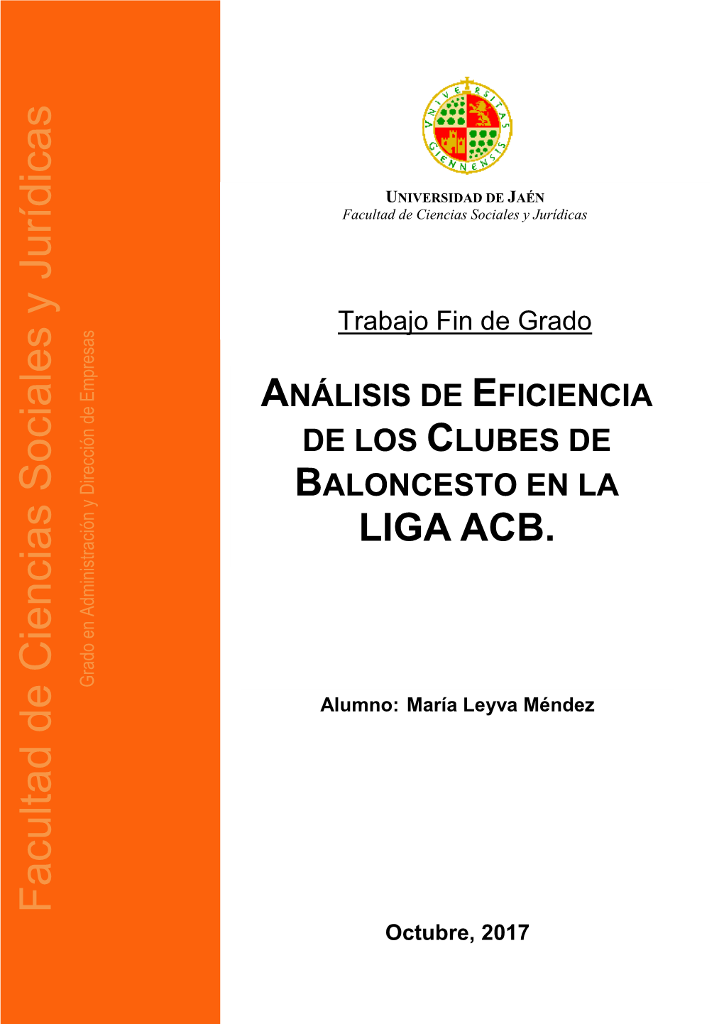 Analisis De Eficiencia Delos Clubes De Baloncesto En La Liga