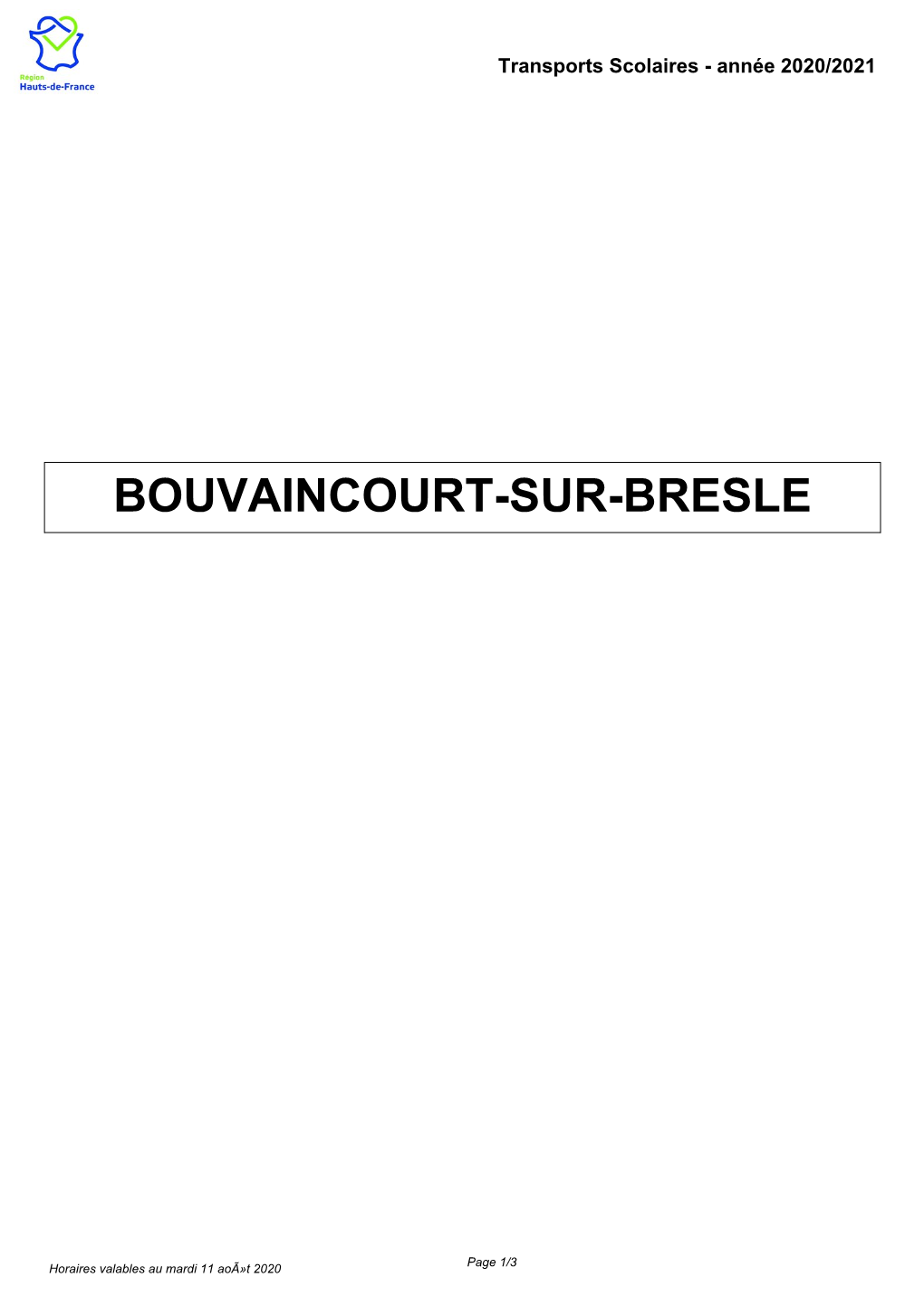 Bouvaincourt-Sur-Bresle