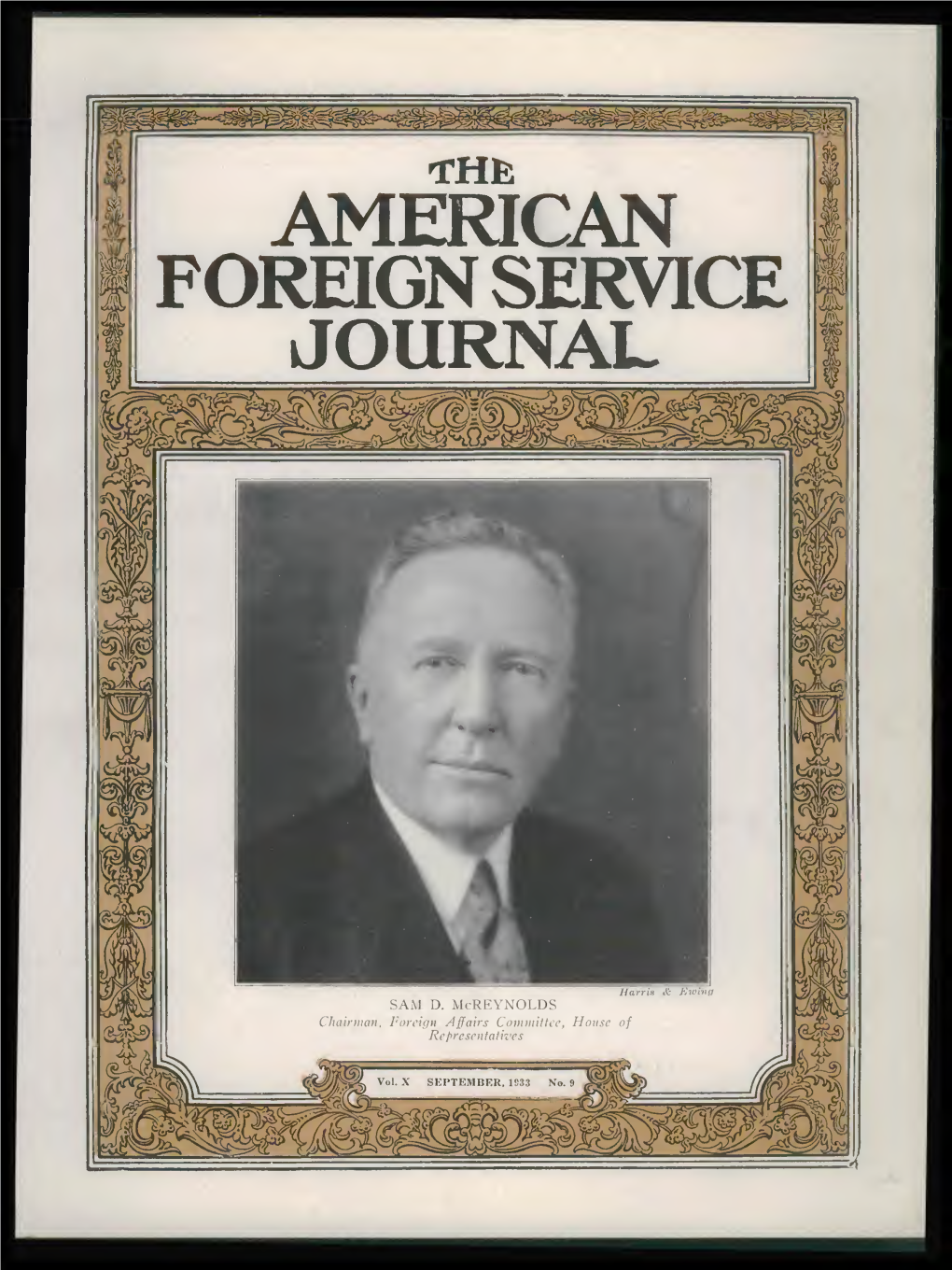 The Foreign Service Journal, September 1933