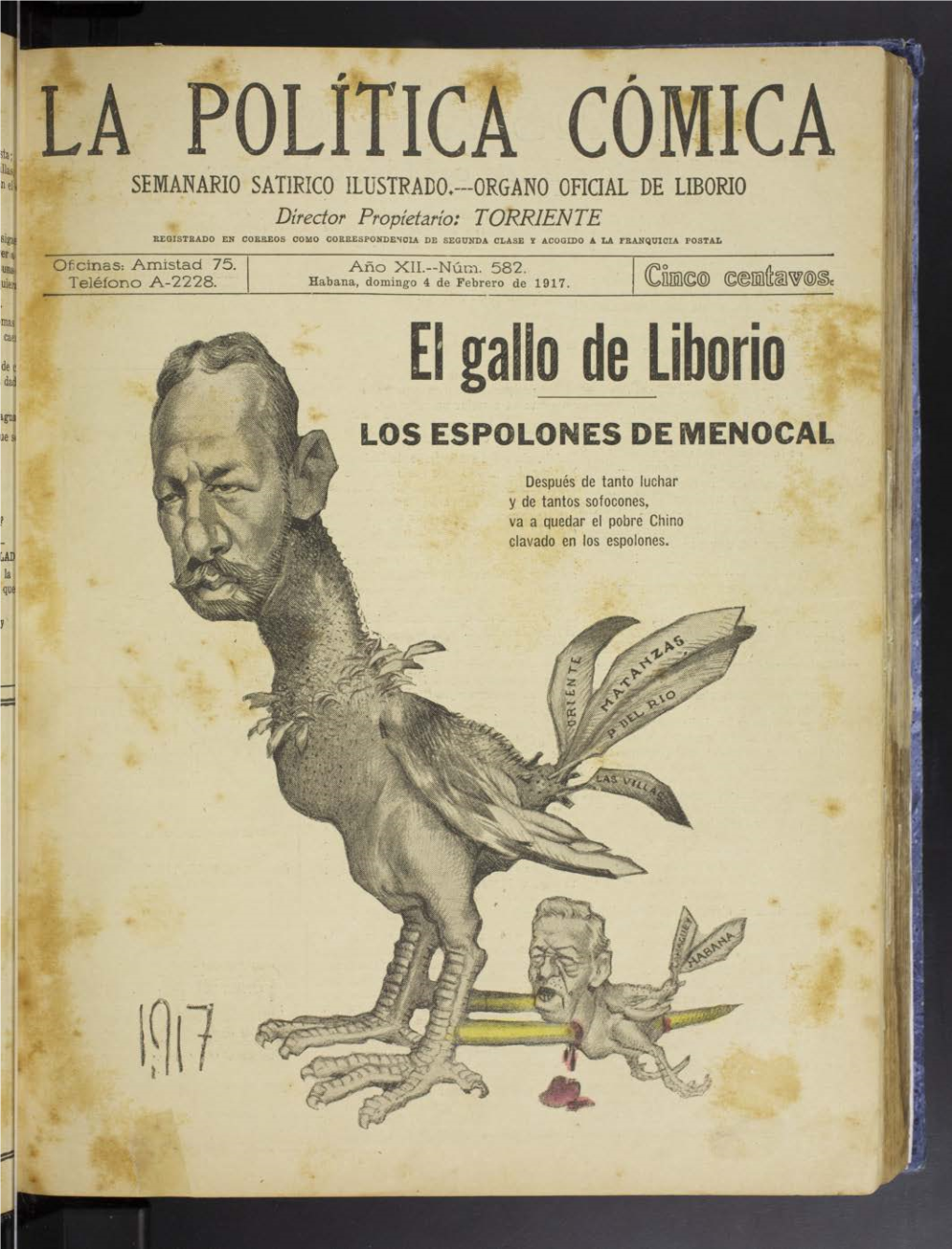 El Gallo De Liborio Ue LOS ESPOLONES DE MENOCAL