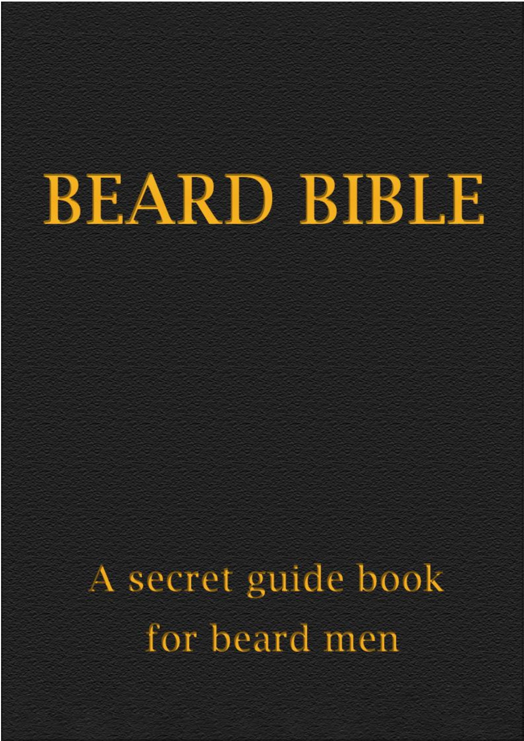 Beard Bible Contents