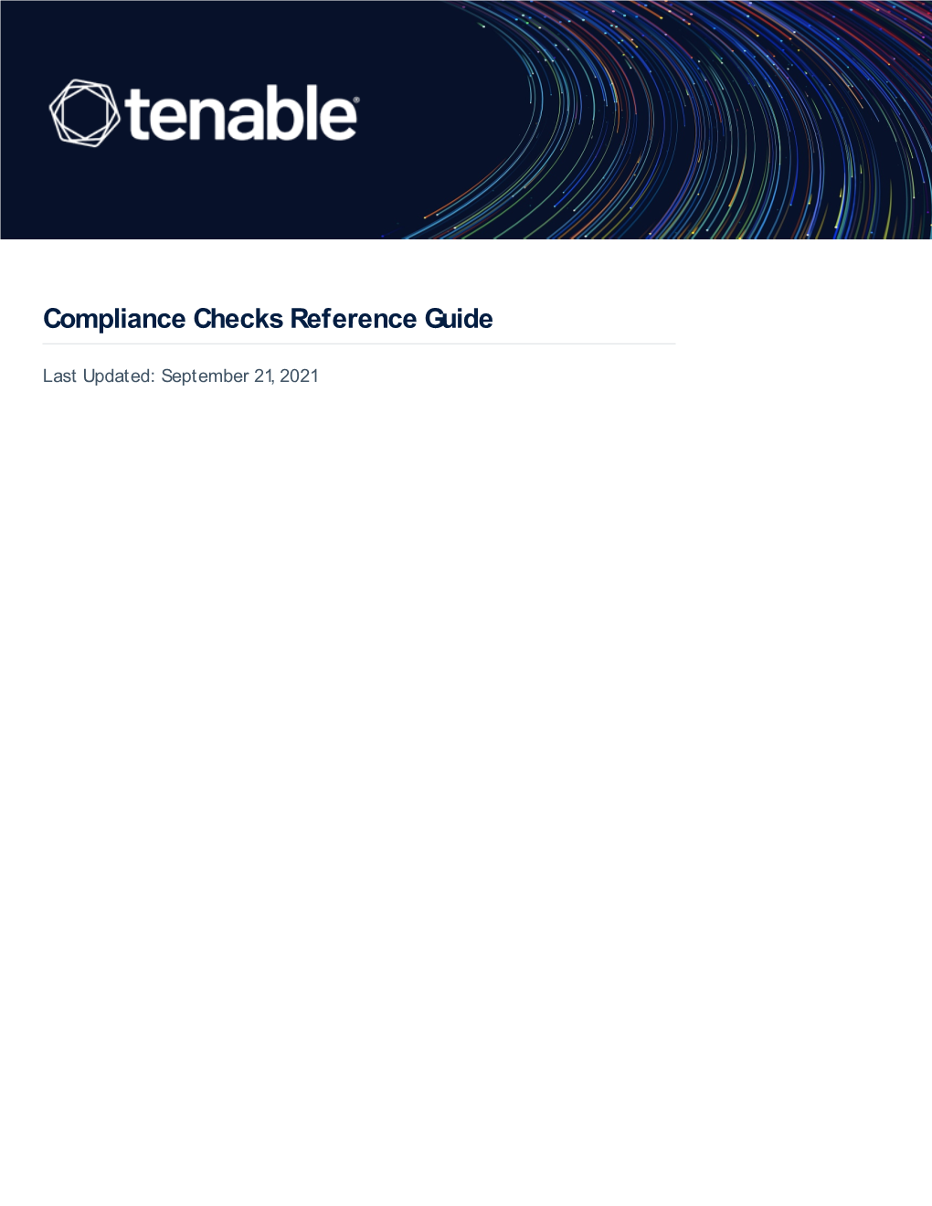 Nessus Compliance Checks Reference Guide