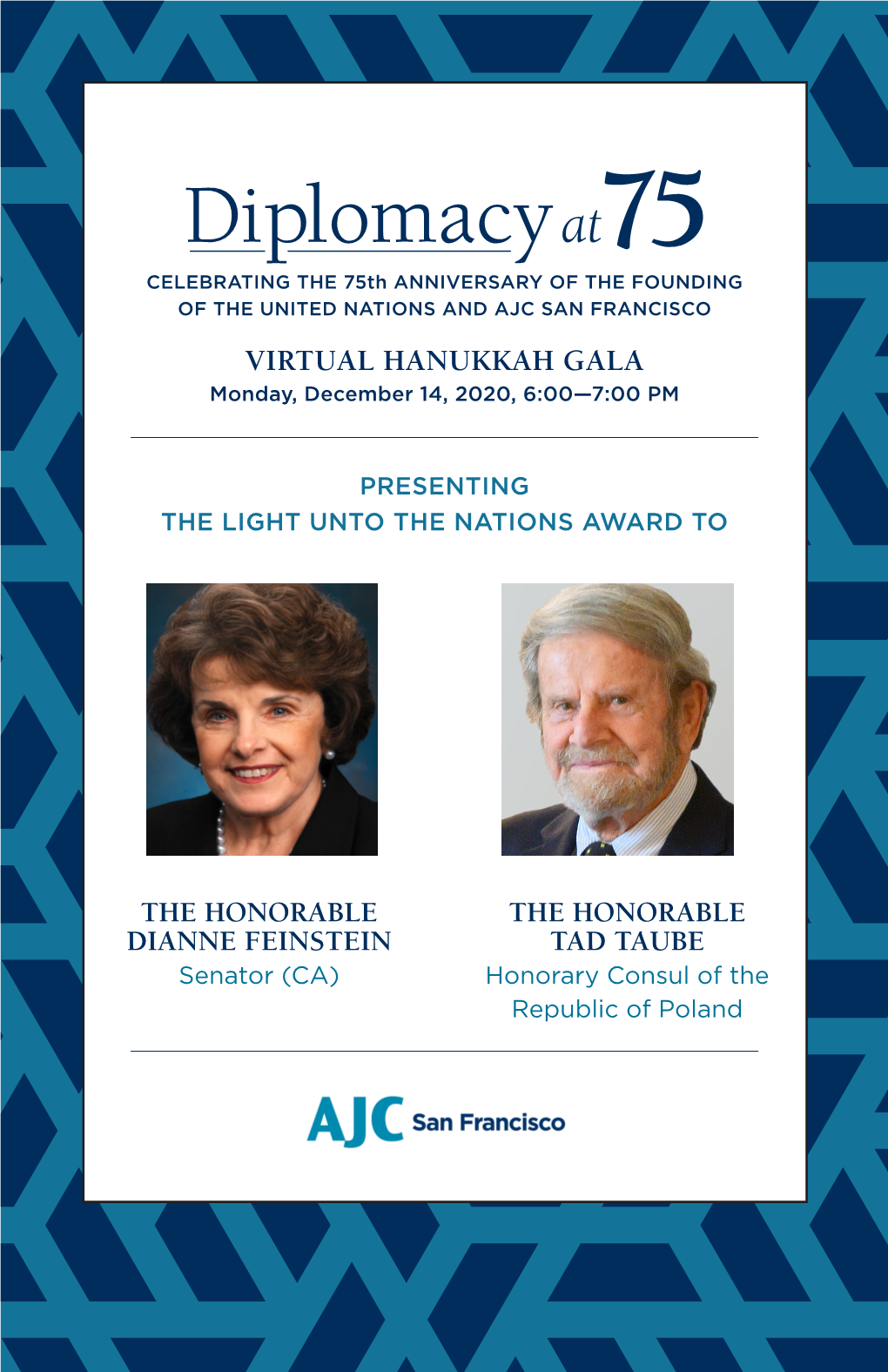 AJC San Francisco Diplomacy at 75 Commemorative Program