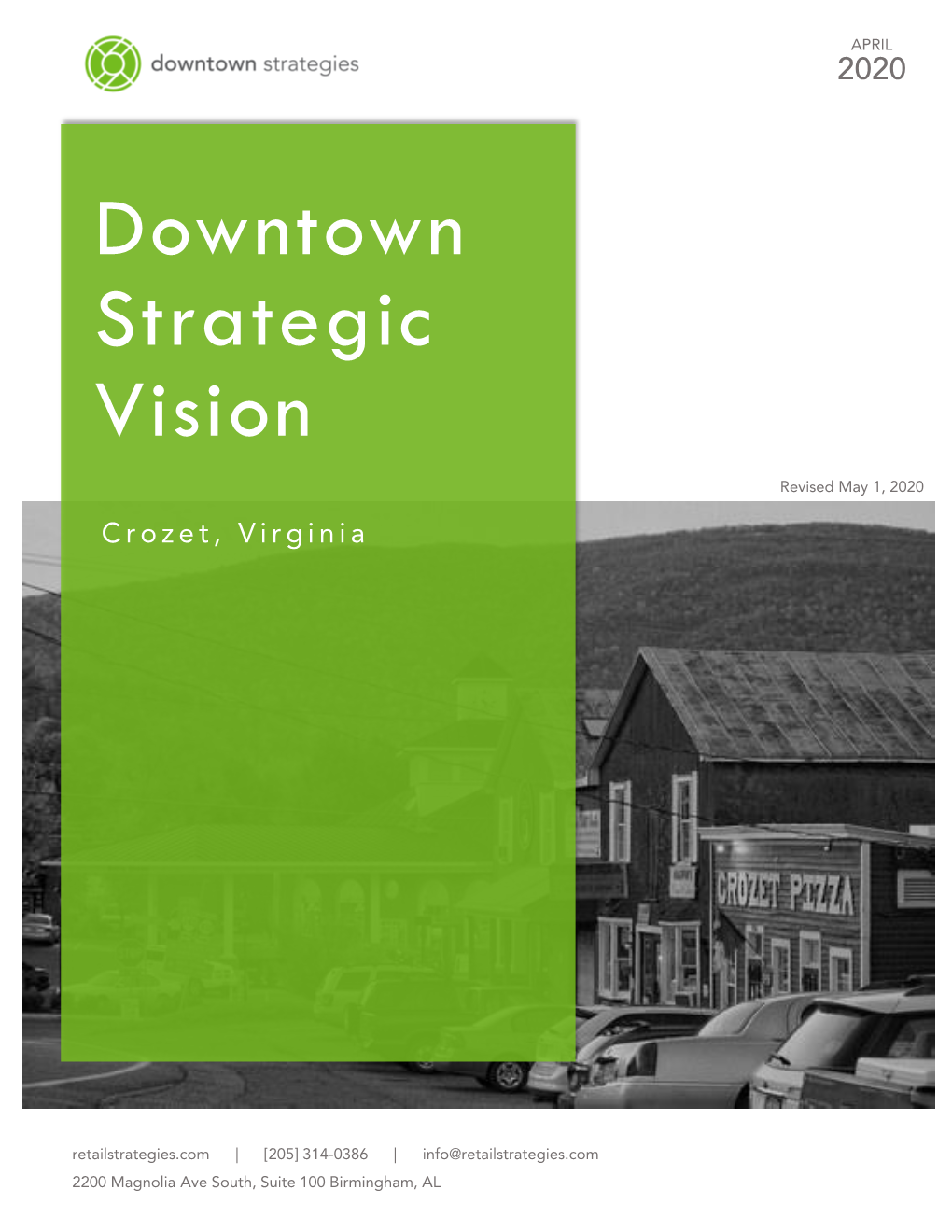 Downtown Stategies Strategic Vision for Crozet, VA