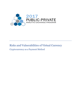Risks and Vulnerabilities of Virtual Currency Cryptocurrency As a Payment Method