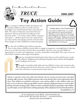 Toy Action Guide Lay Is Essential to Children’S Healthy Development and Learning