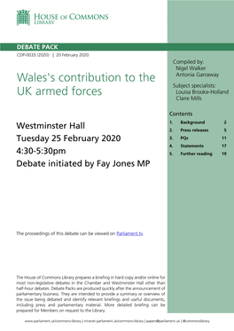 Wales's Contribution to the UK Armed Forces 3
